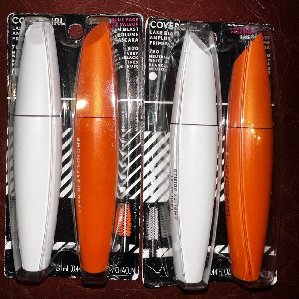 Bundle #19 2 covergirl mascaras double packs new